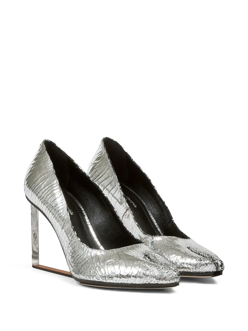Maison Margiela Tabi pumps met puntige neus Grijs