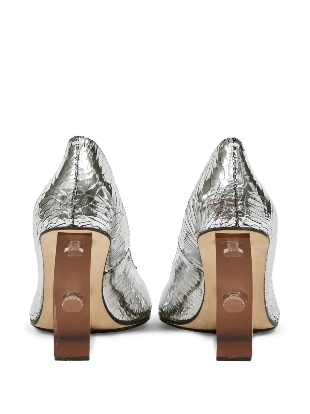 Maison Margiela Tabi pumps met puntige neus Grijs