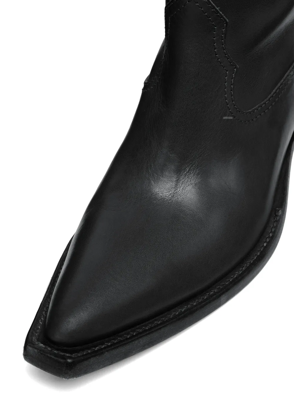 Maison Margiela Leren laarzen Zwart