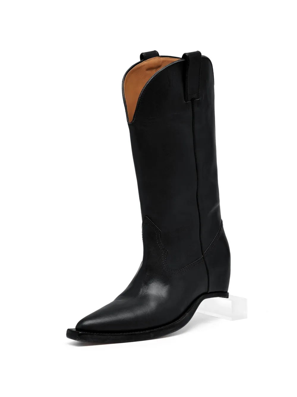 Maison Margiela Leren laarzen Zwart