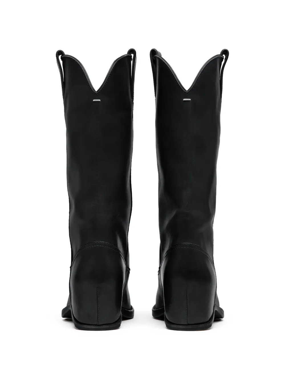 Maison Margiela Leren laarzen Zwart