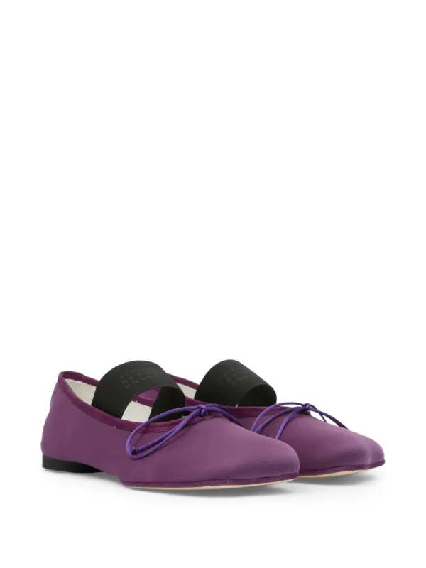 MM6 Maison Margiela Anatomic Numeric バレエシューズ | パープル