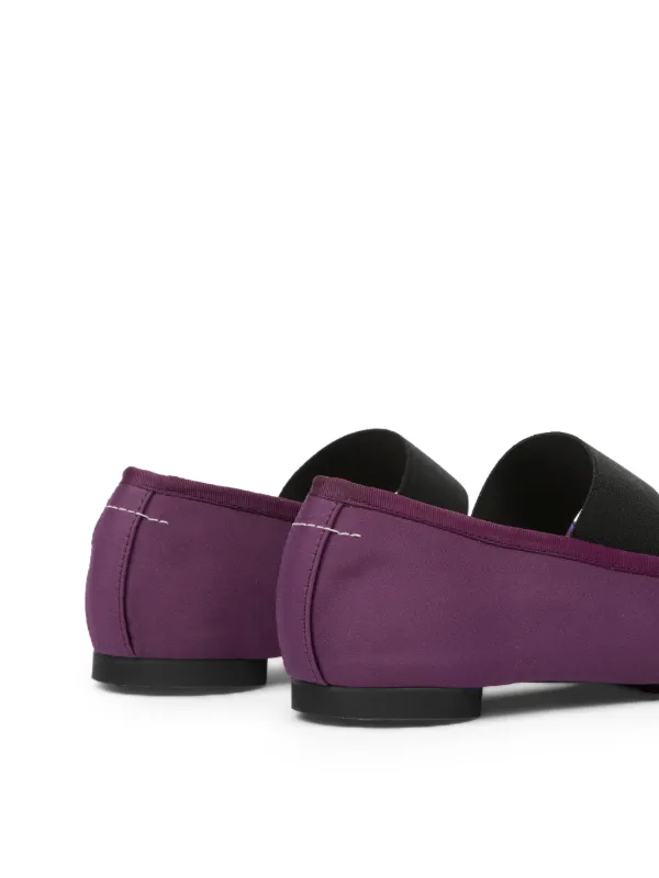MM6 Maison Margiela Anatomic Numeric バレエシューズ | パープル