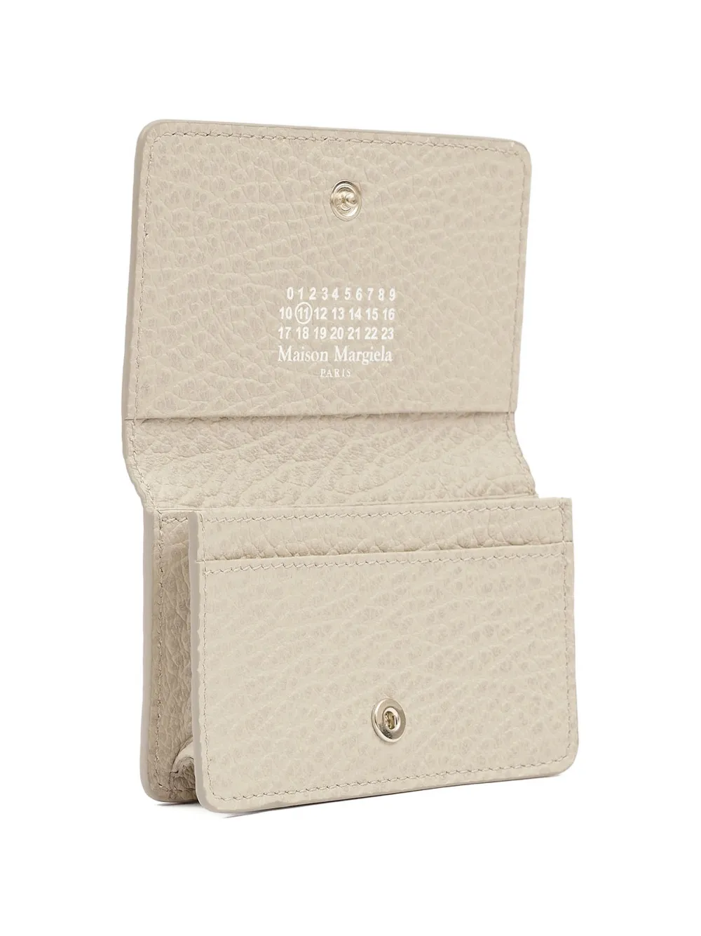  Maison Margiela Leather Card Holder - Neutrals 