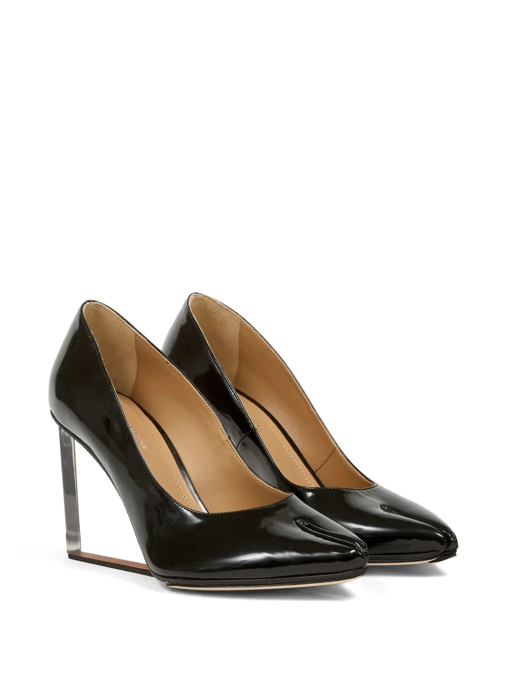 Maison Margiela Tabi pumps met puntige neus Zwart