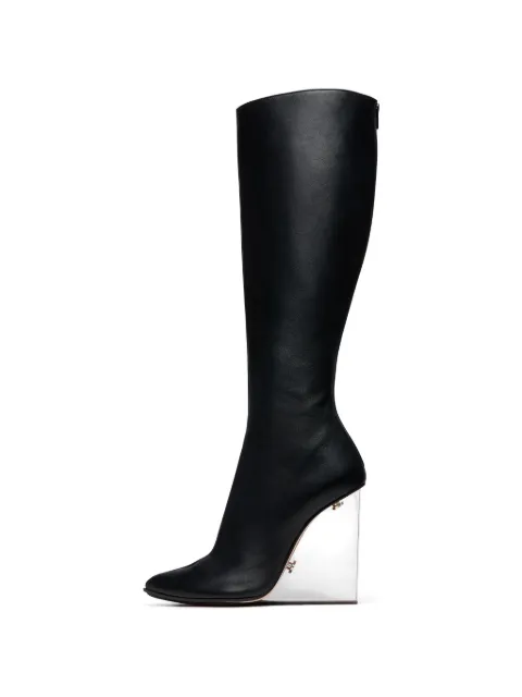 Maison Margiela Tabi Claw Plexi knee boots