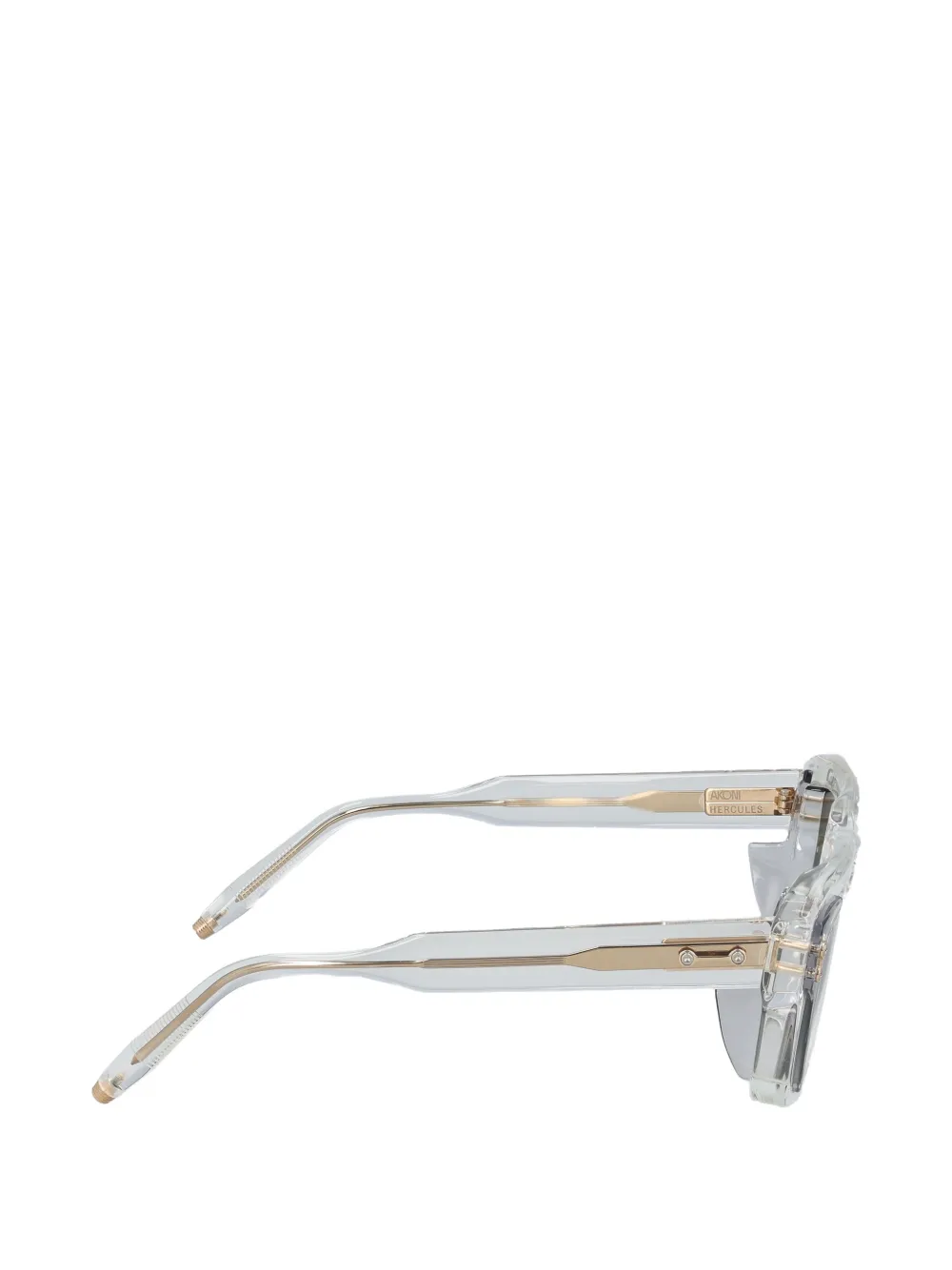  Akoni Square-frame Sunglasses - White 