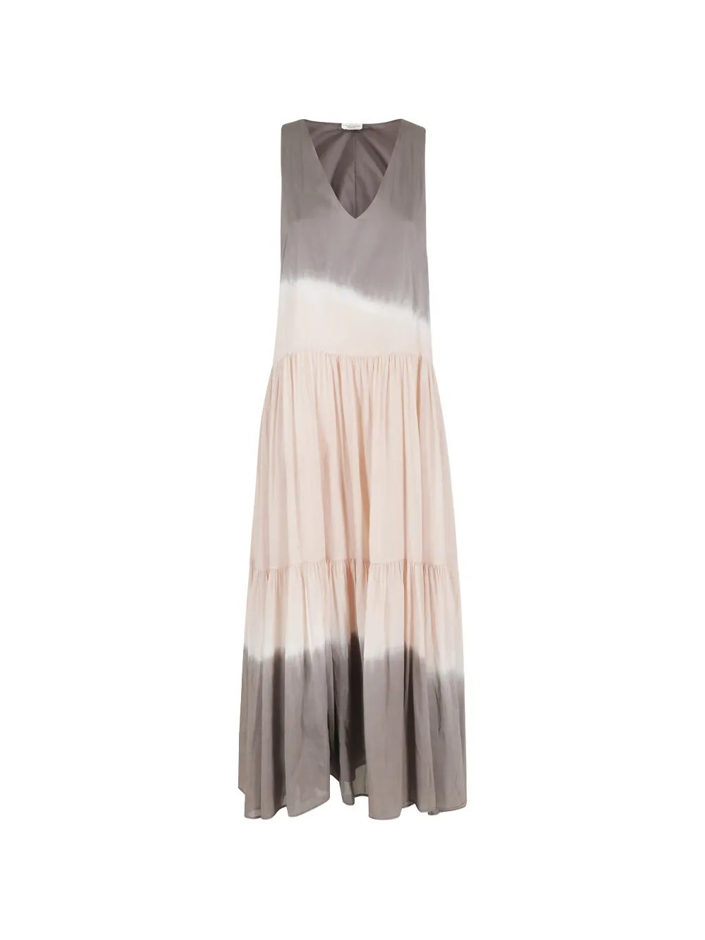Roberto Collina tie-dye effect maxi dress - Nude