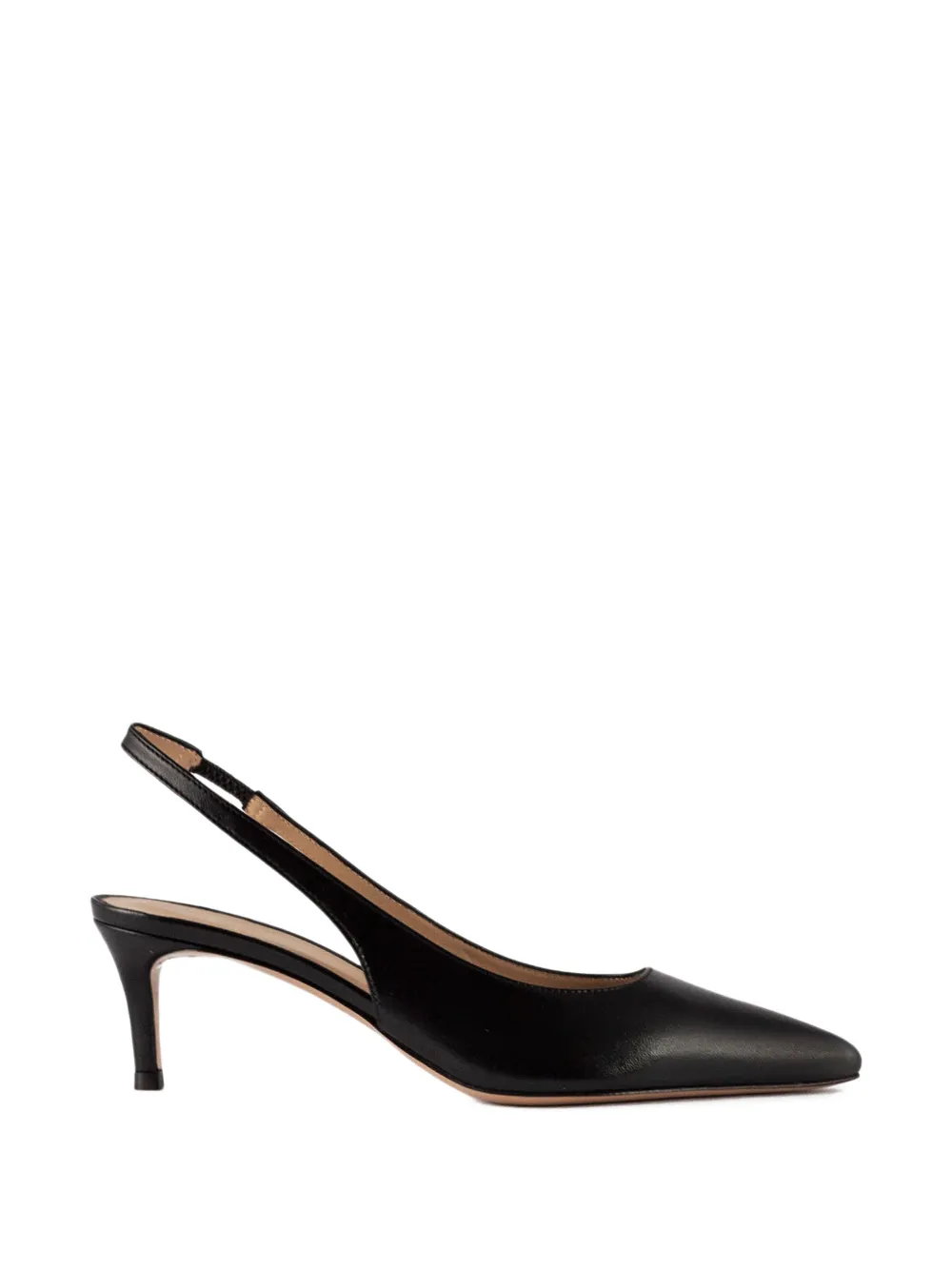 Festa Milano pointed toe slingback sandals - Nero