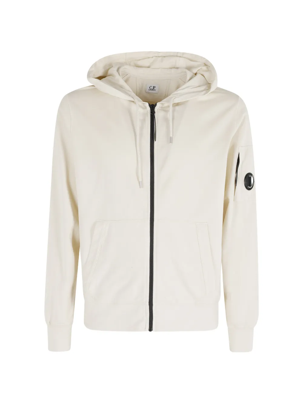 C.P. Company zipped hoodie - Neutrals