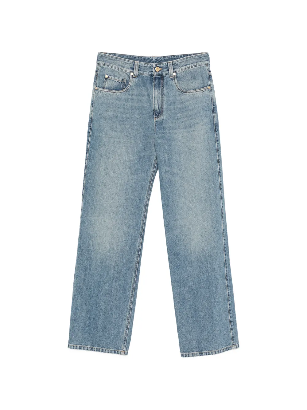 Brunello Cucinelli straight-leg jeans - Blu