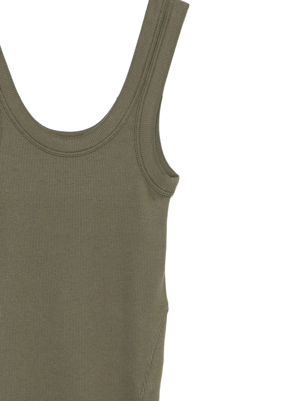  Rag & Bone Ribbed Costine Tank Top - Green 