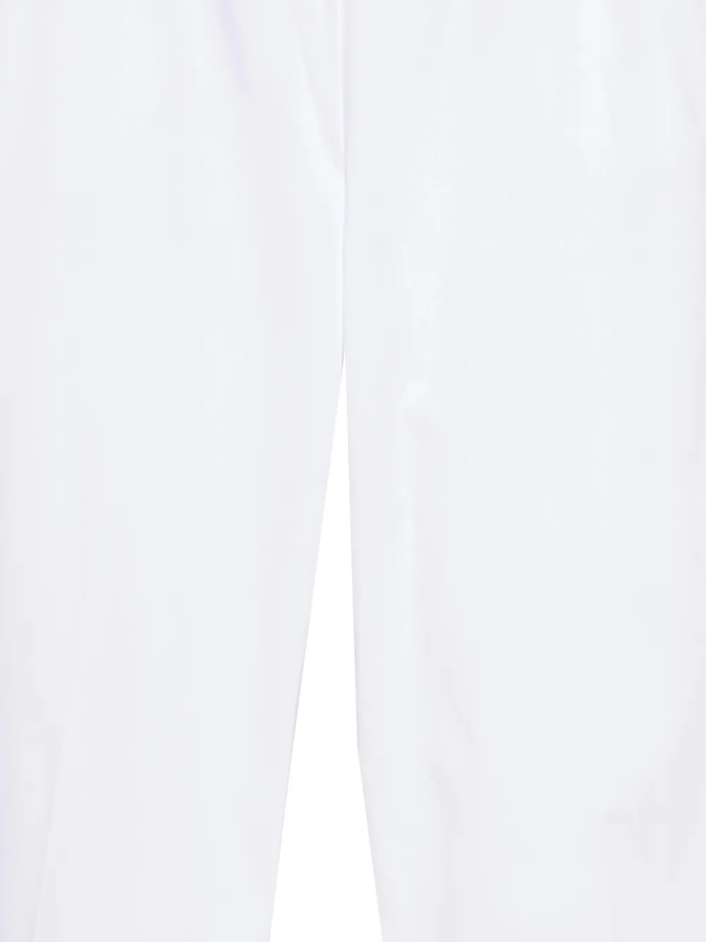  D.exterior Elasticated-waistband Cropped Trousers - White 