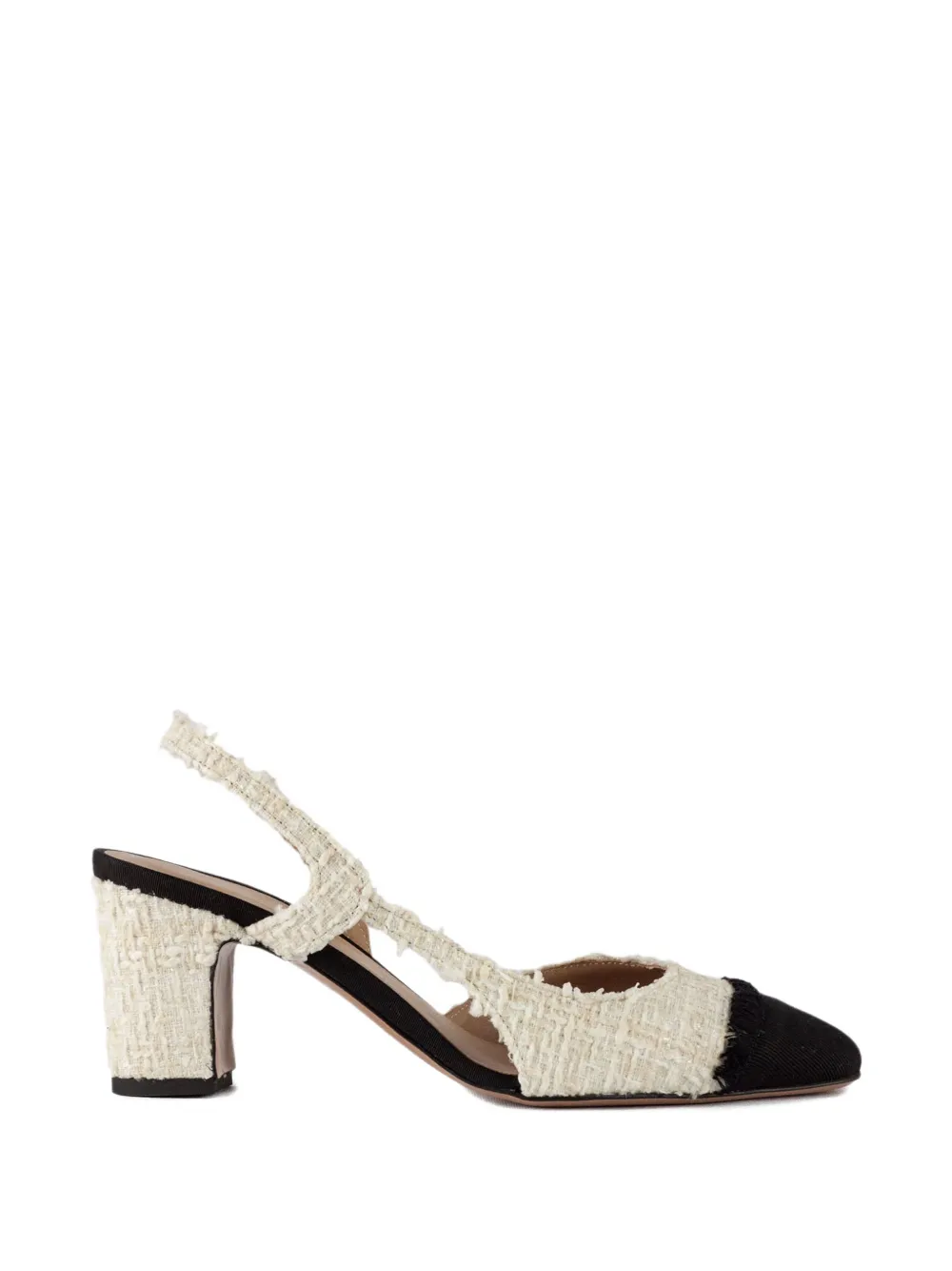 Festa Milano bouclé fringed sandal - Toni neutri