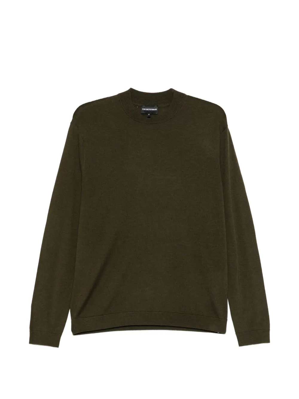Emporio Armani crew-neck sweater - Grün