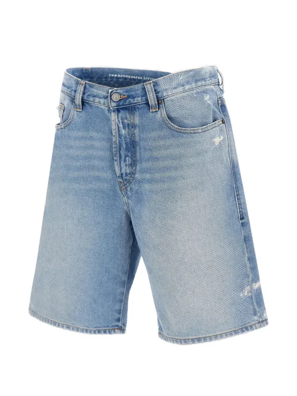 Diesel ダメージ デニムショートパンツ | ブルー | FARFETCH JP