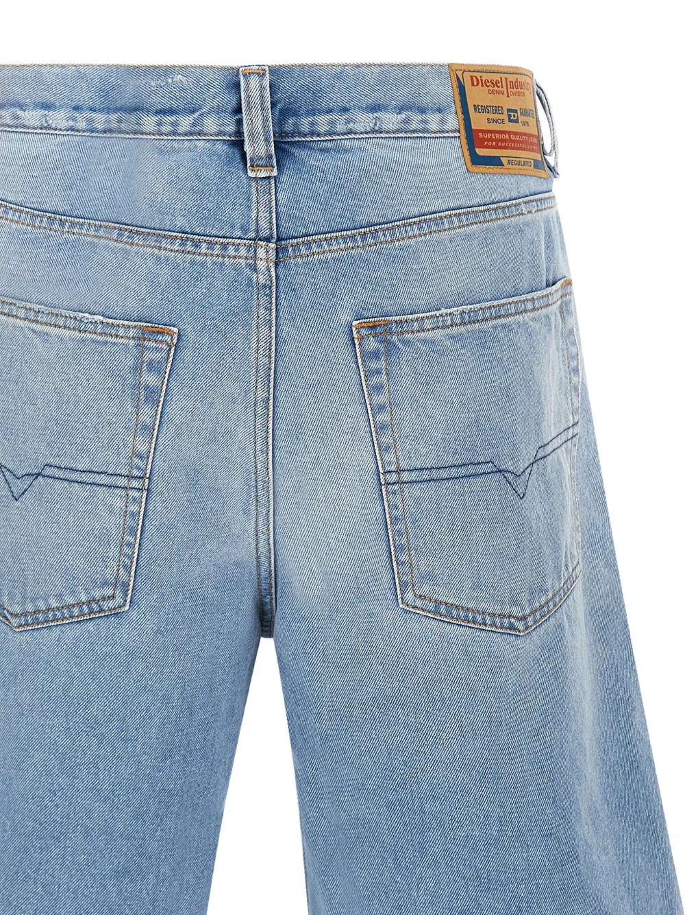 Diesel Denim shorts Blauw