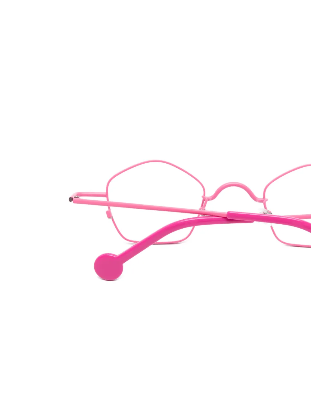  L.a. Eyeworks Casoni Geometric-frame Glasses - Pink 
