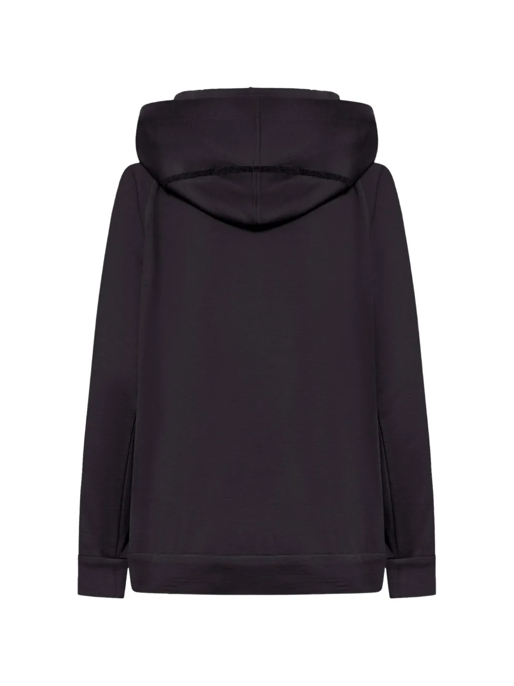 Brunello Cucinelli Hoodie met rits Zwart