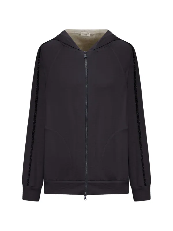 Brunello Cucinelli ジップ パーカー | ブラック | FARFETCH JP