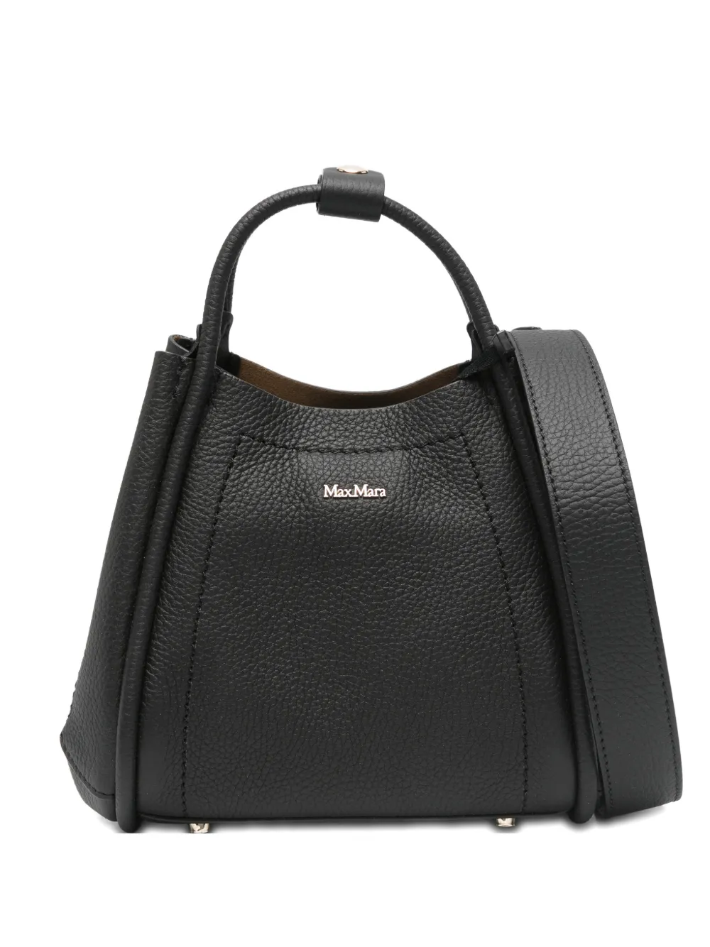 Max Mara Borsa tote Marines XS in pelle - Nero
