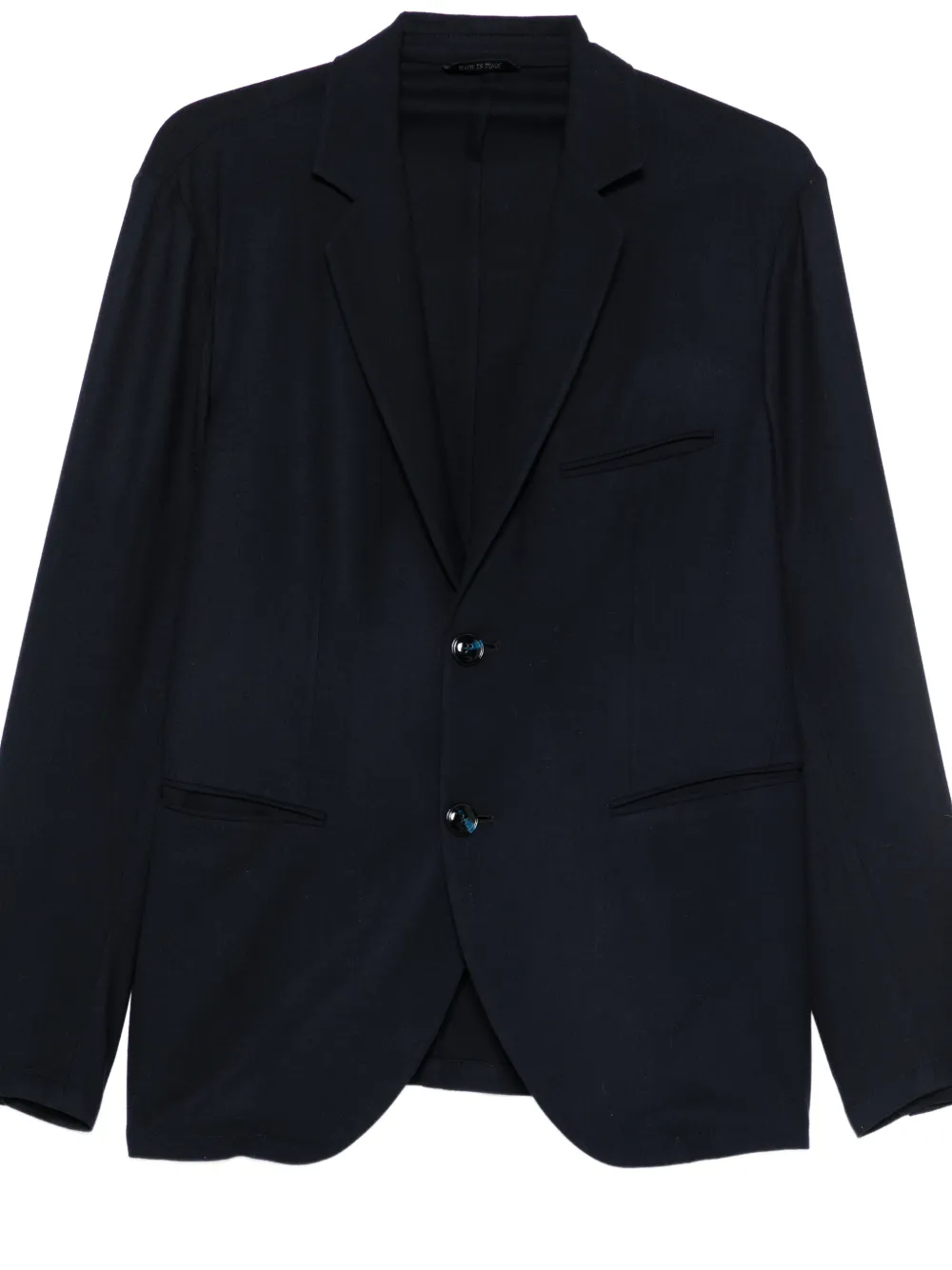  Giorgio Armani Notched-lapel Blazer - Blue 