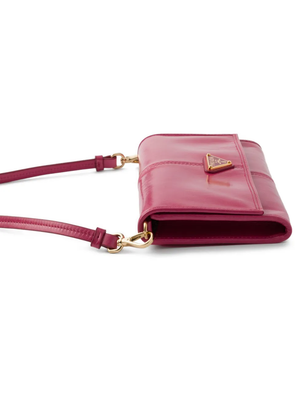 Prada Leren portemonnee Roze