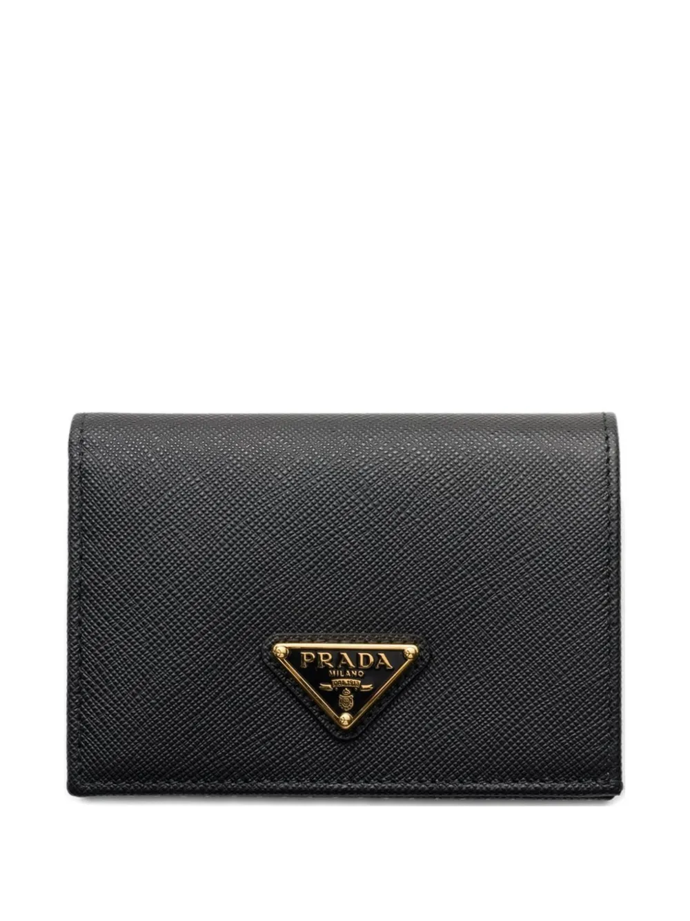 Prada small Saffiano leather wallet - Nero