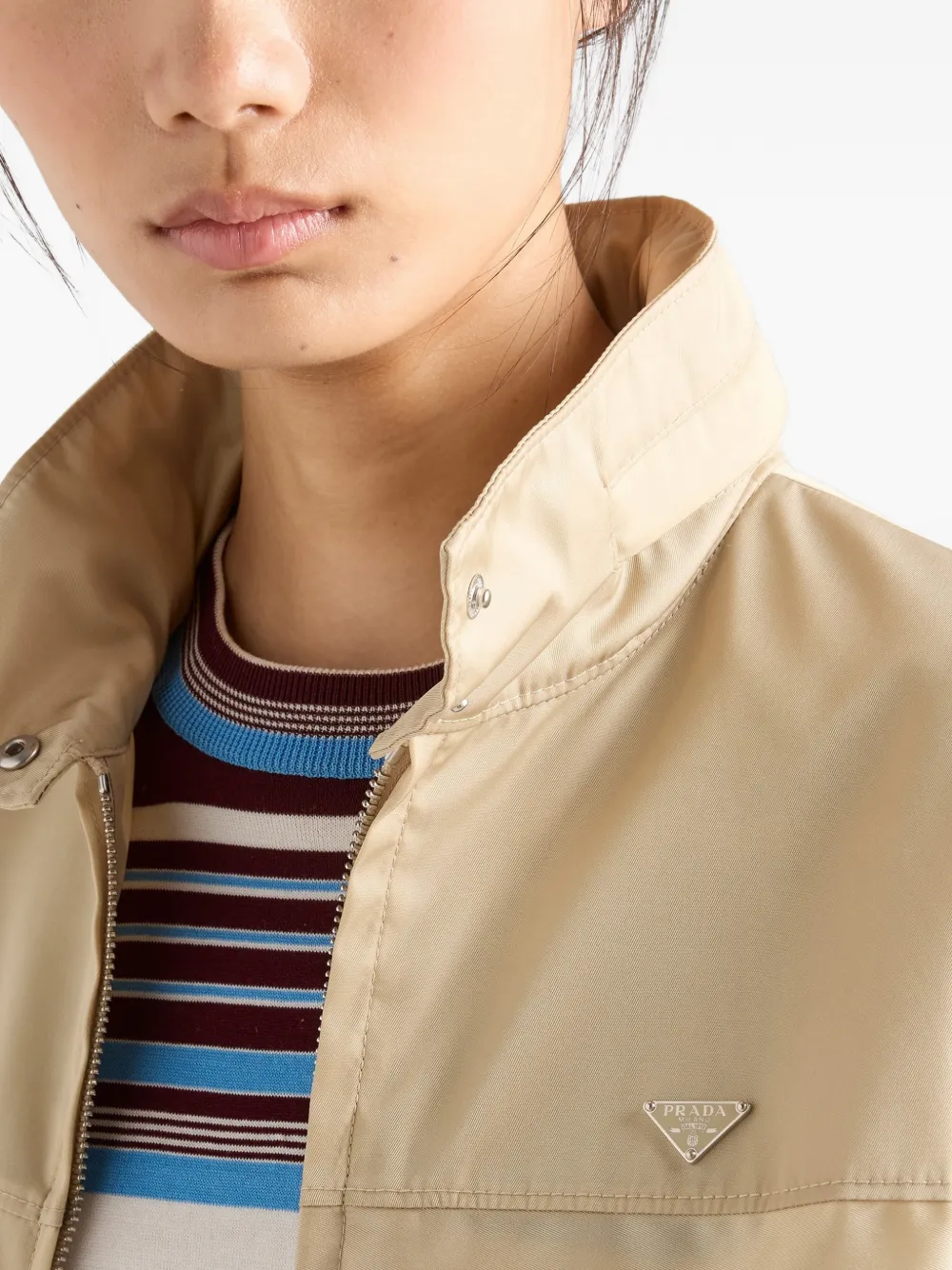 Prada Re-Nylon jack Beige