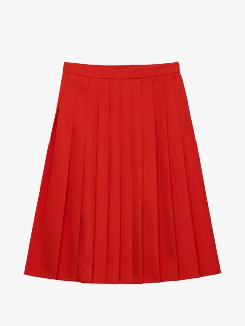 Prada jupe mi-longue à design plissé