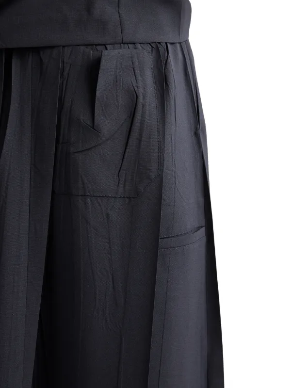 Prada Light Wool midi-skirt | Blue | FARFETCH