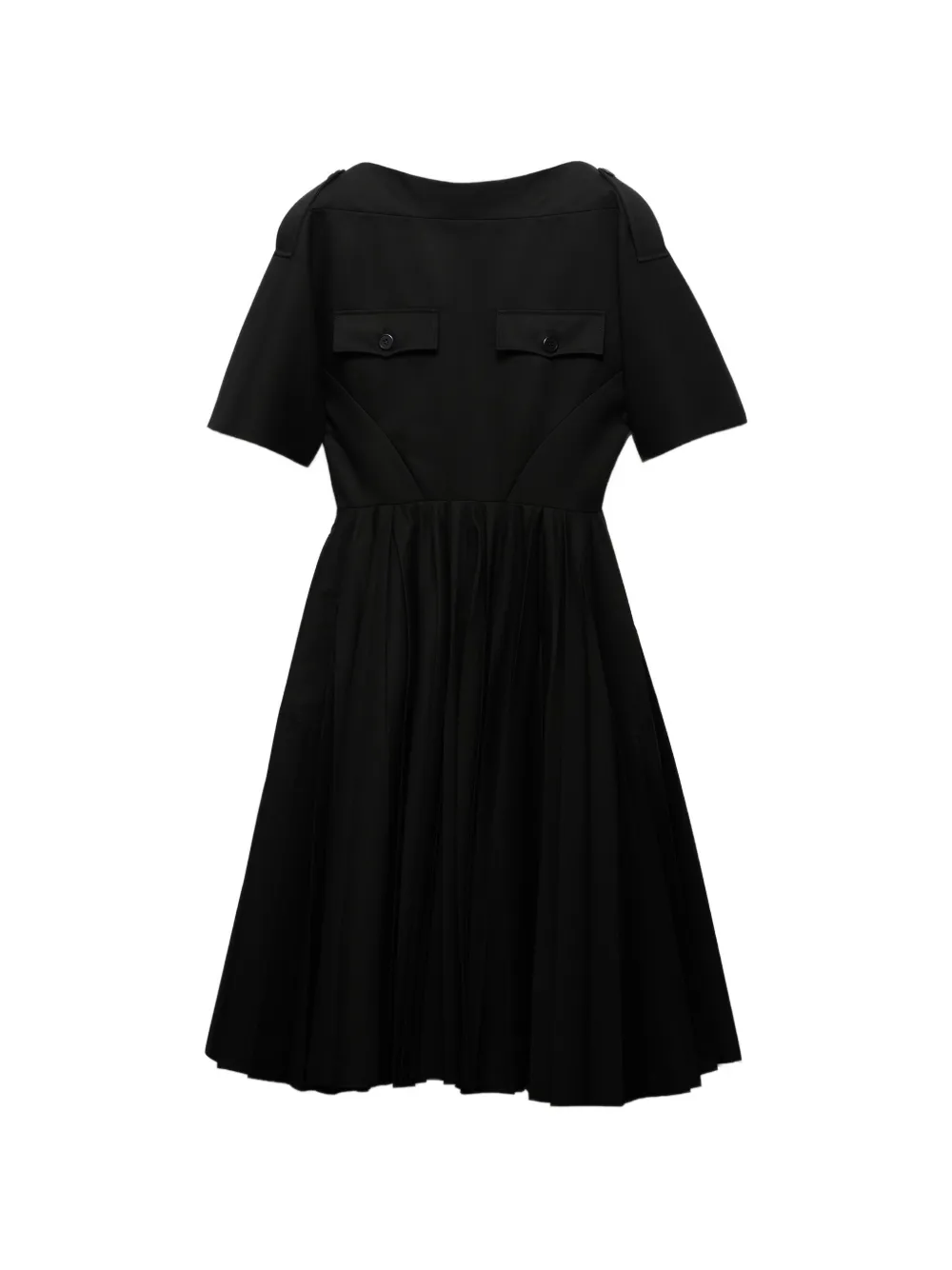 Prada gabardine dress - Schwarz