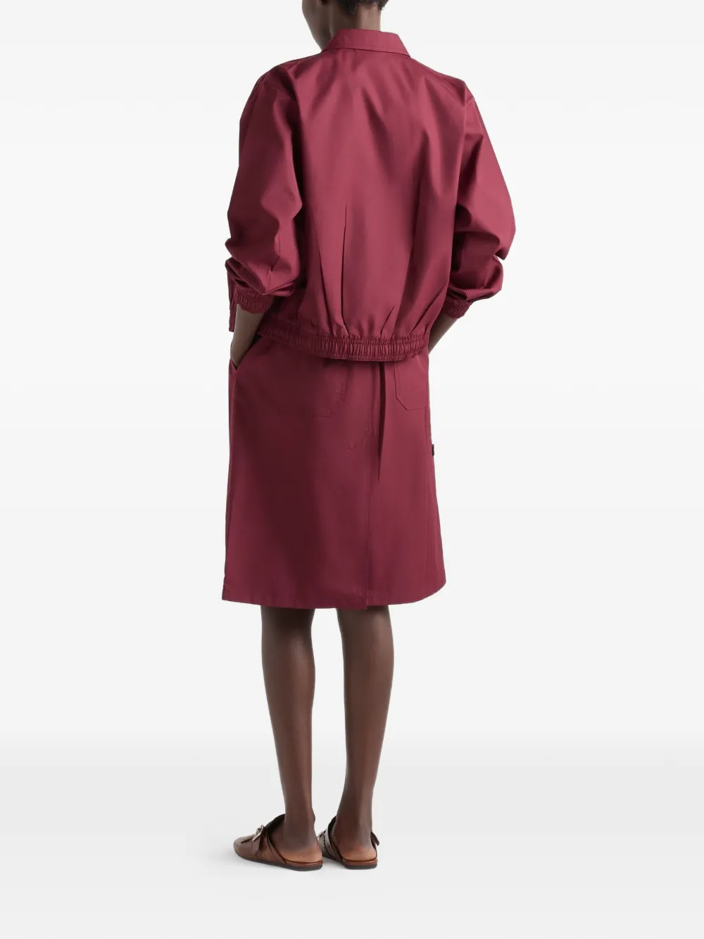 Prada Popeline jack Rood