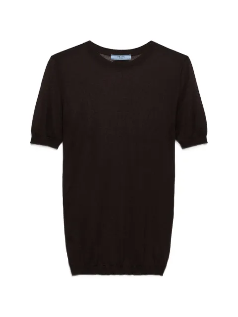 Prada cashmere and silk crew-neck sweater