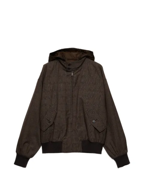 Prada Prince of Wales checked wool jacket