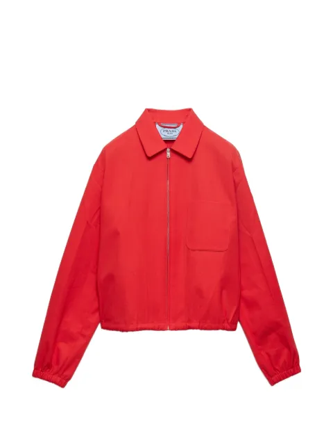 Prada gabardine blouson jacket
