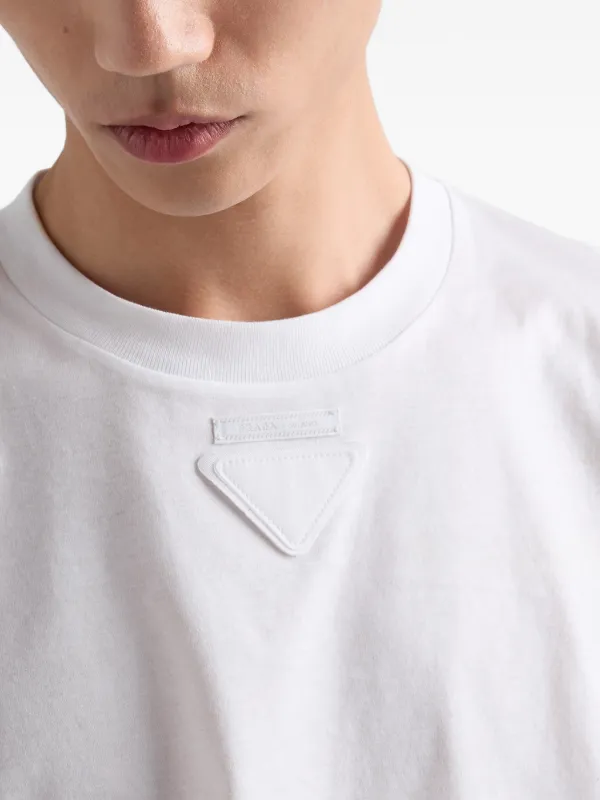 Prada Shapeable Cotton T-shirt | White | FARFETCH