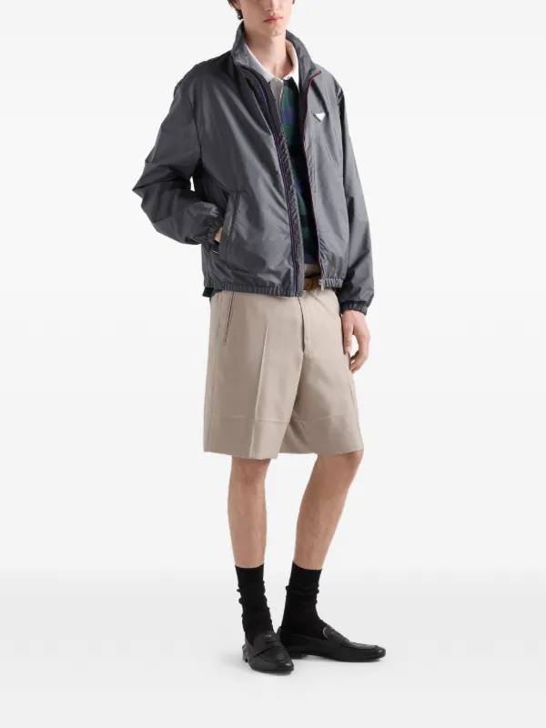 Prada Re-Nylon ジャケット | グレー | FARFETCH JP