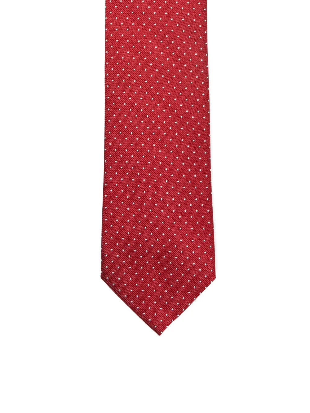  Brioni Polka-dot Tie - Red 