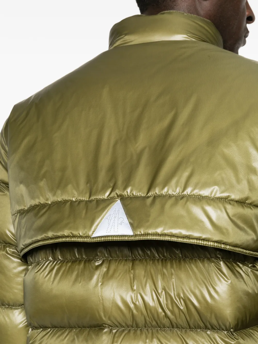 Moncler Grenoble Orres donsjack met rits Groen