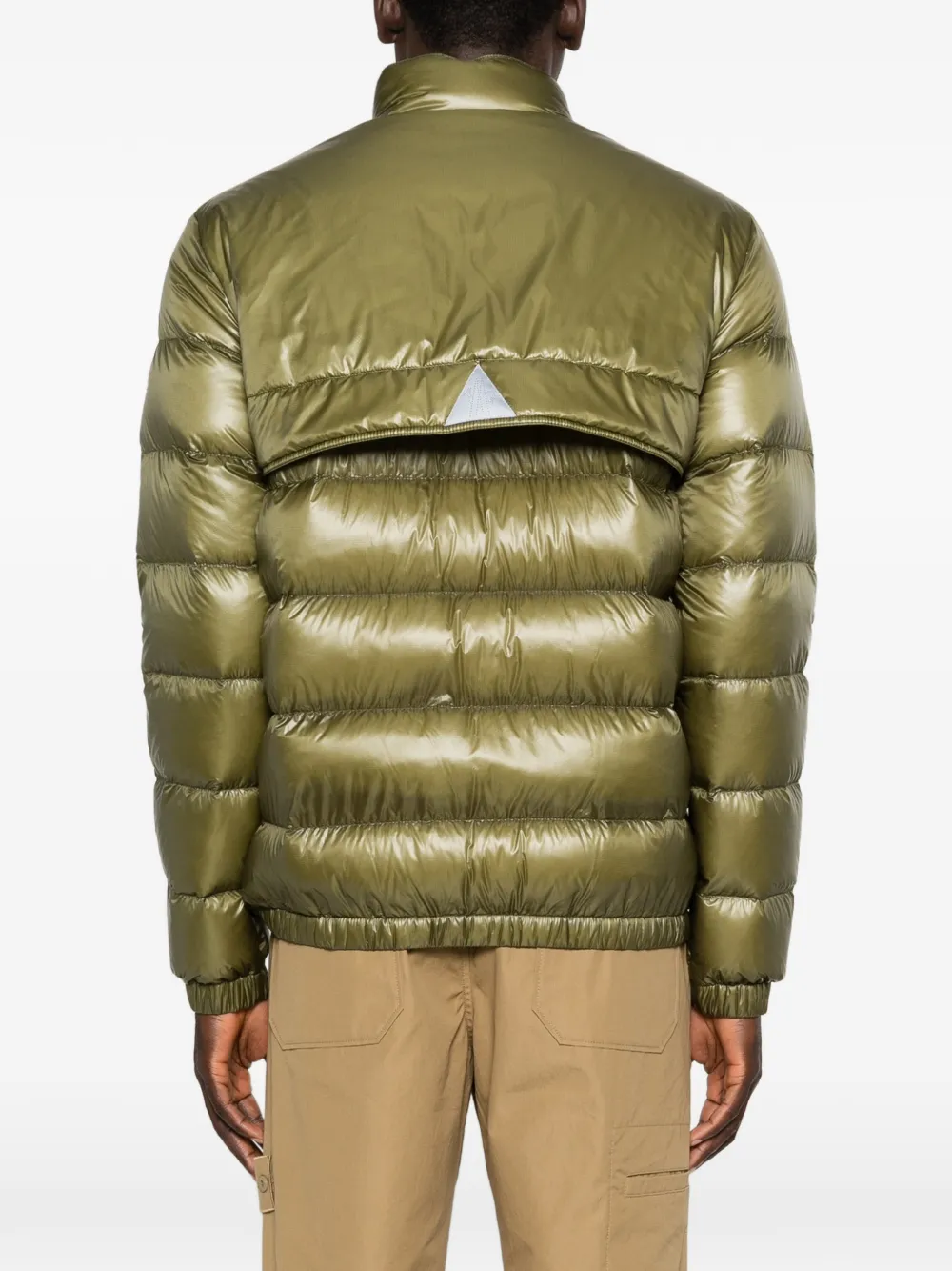 Moncler Grenoble Orres donsjack met rits Groen