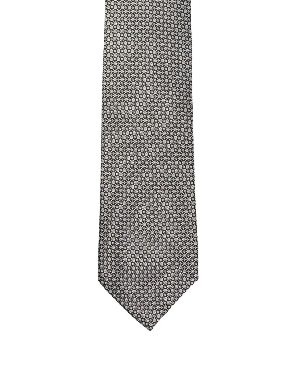  Brioni Patterned Tie - Blue 