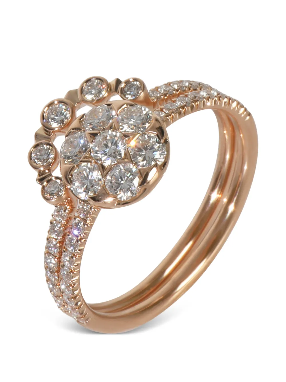 Cartier Etincelle diamond cocktail ring - Rosa
