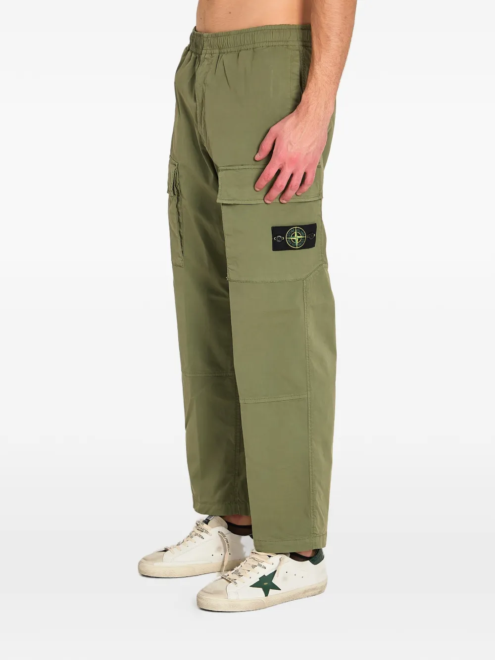 Stone Island Cargo broek Groen