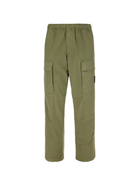 Stone Island 3100020 stretch organic cotton twill cargo pants