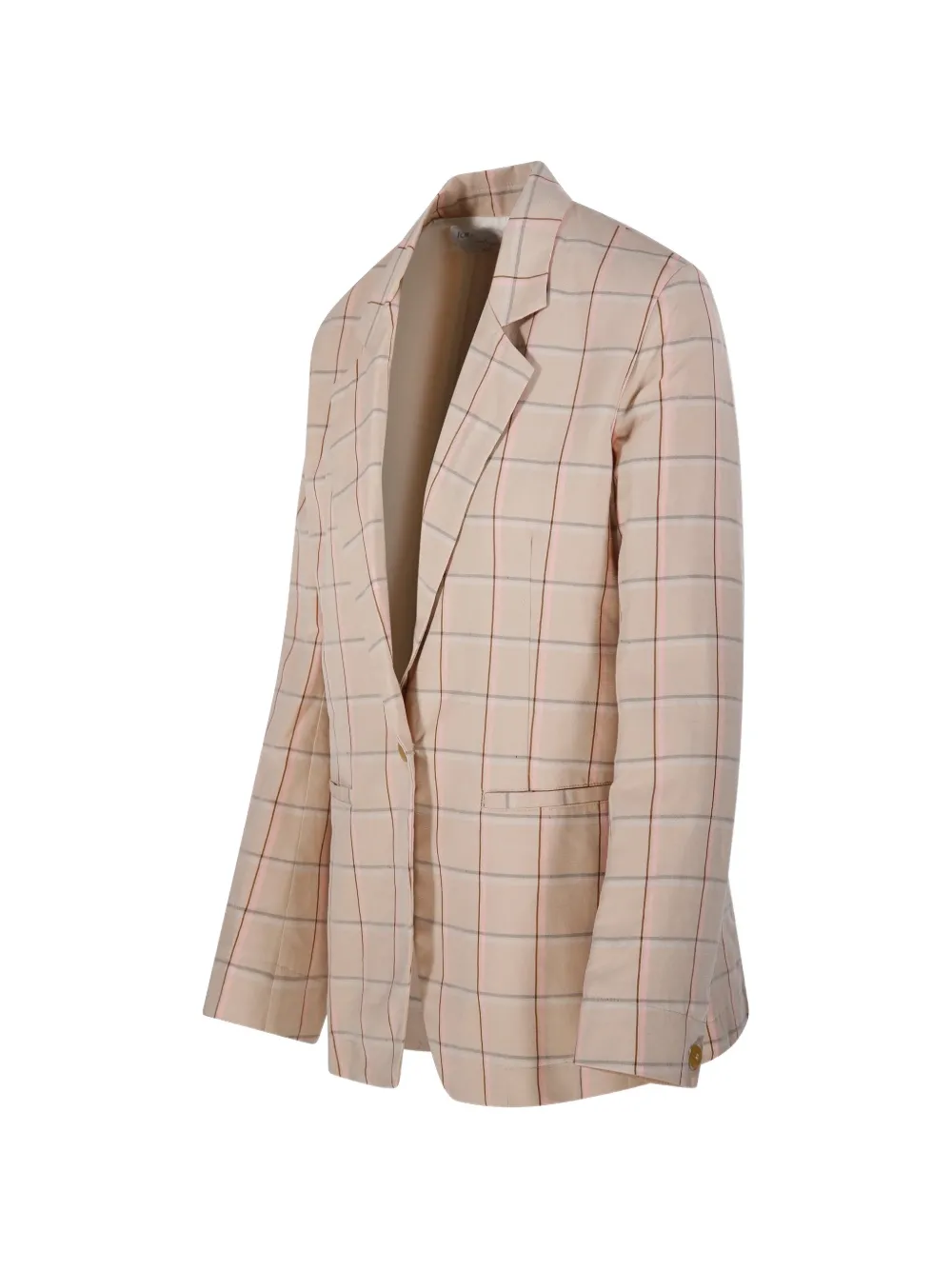  Forte Forte Checked Single-breasted Blazer - Pink 