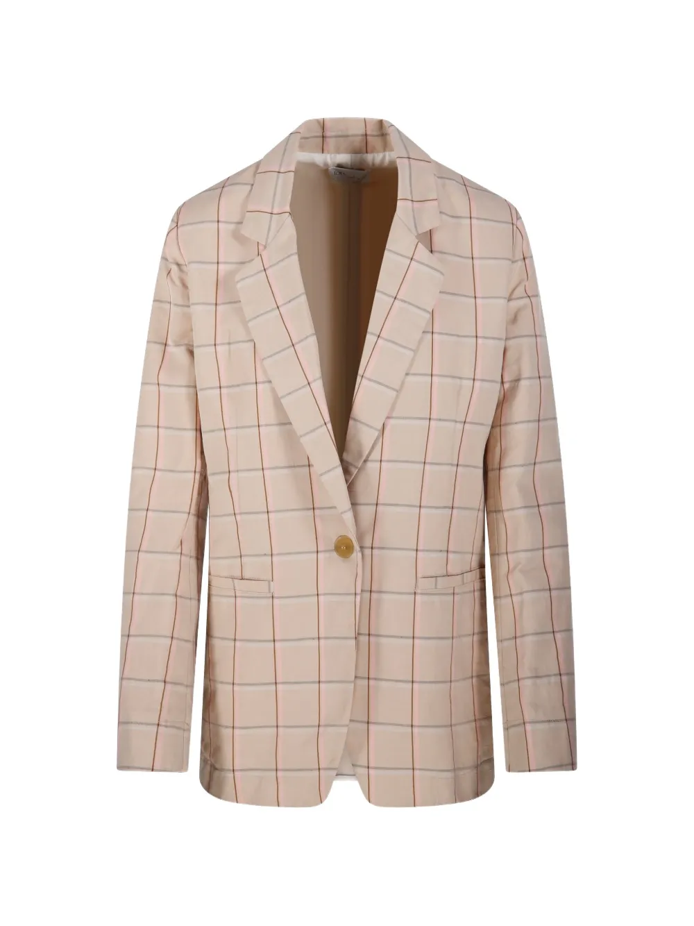 Forte Forte checked blazer - Pink