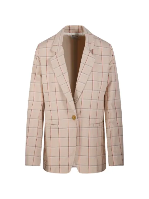 Forte Forte checked single-breasted blazer