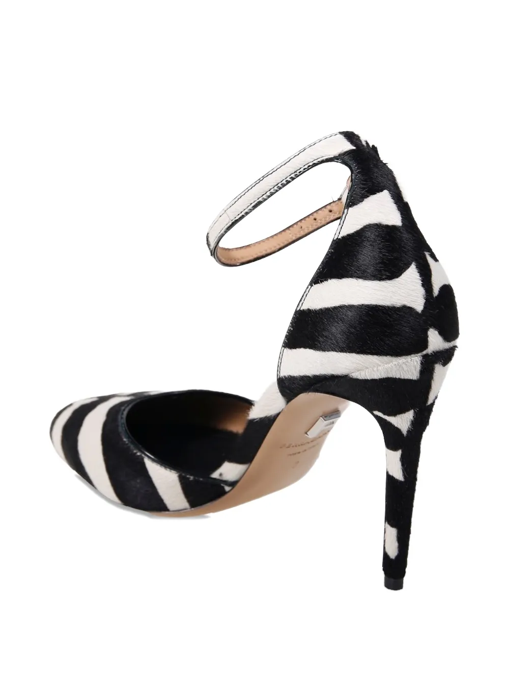 Ferragamo zebra-print stiletto-heel pumps Wit