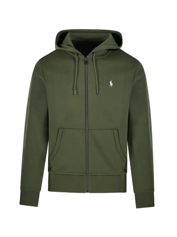 Ralph Lauren Collection Polo Pony-embroidered Hoodie in Green